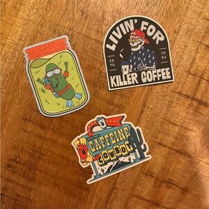 Dutch Bros 3 pack sticker set